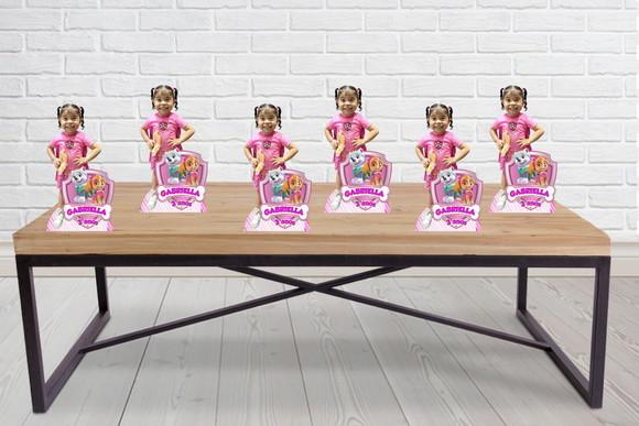 Lembrancinha com Foto Display para Centro de Mesa com 6 Unid