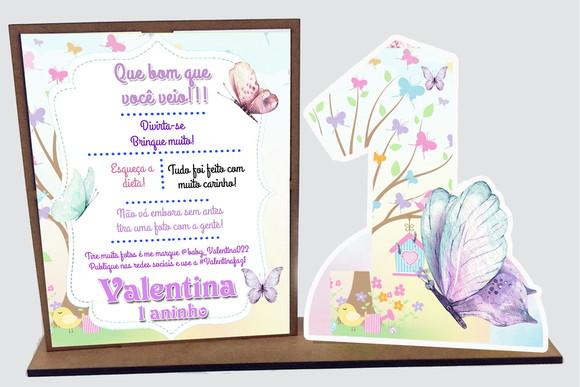 Lembrancinha Jardim das Boboletas, com 10 Unidades