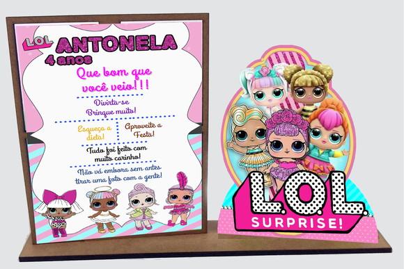 Lembrancinha Lol, com 10 Unidades