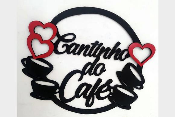 Painel Cantinho do Cafe em Alto Relevo
