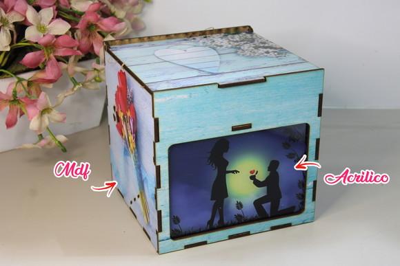 Presente Criativo Abajur Pedido de Casamento