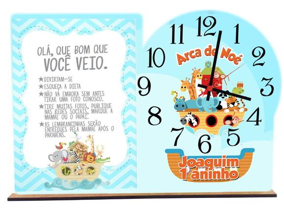 Relogio Arca de Noé com 5 Unidades