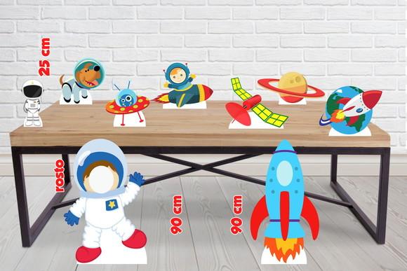 Totem Astronauta para Foto de Chão e Displays de Mesa