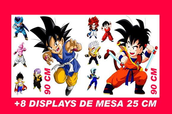 Totem de Chão Dragon Ball Baby e Displays de Mesa