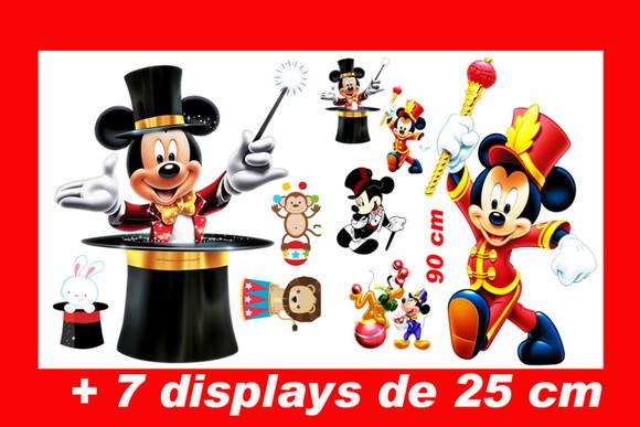 Totem de Chão Mickey Circo e Displays de Mesa