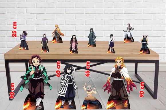 Totem de Chão Naruto Nezuko e Displays de Mesa