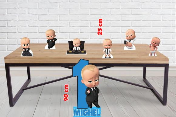 Totem de Chão o Poderoso Chefinho e Displays de Mesa