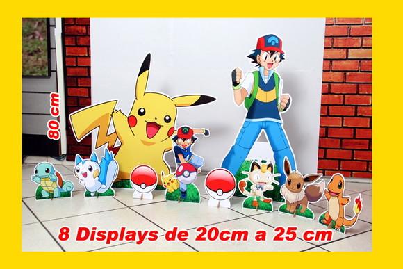Totem de Chão Pokemon e Displays de Mesa