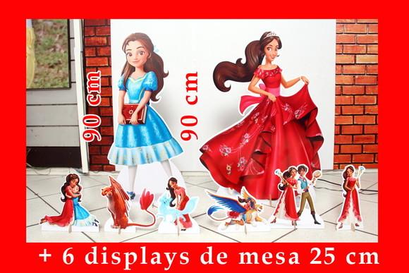 Totem de Chão Princesa Elena e Displays de Mesa