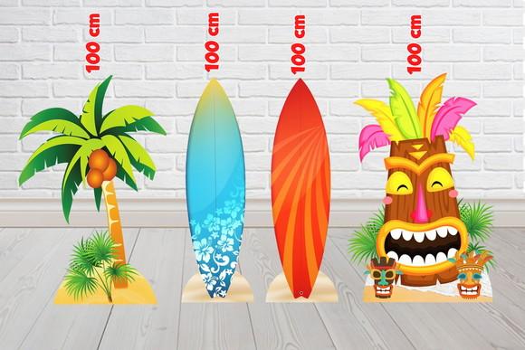 Totem Havai-praia-surf-verao de Chão 100 cm
