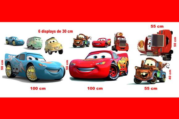 Totem Kit de Chão Mcqueen Carros e Display de Mesa