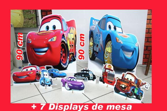Totem Kit de Chão Mcqueen Carros e Display de Mesa