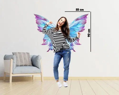 Adesivo em mdf Asas Borboleta Cenario para Foto