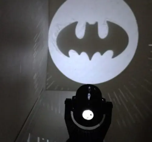Batsinal Luminaria Batman Preto