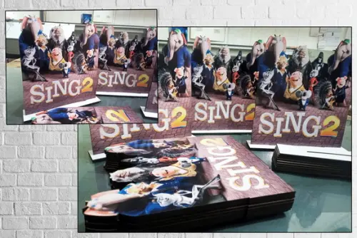 Centro de Mesa - Enfeite para Festa Sing 2 com 10 Unidades