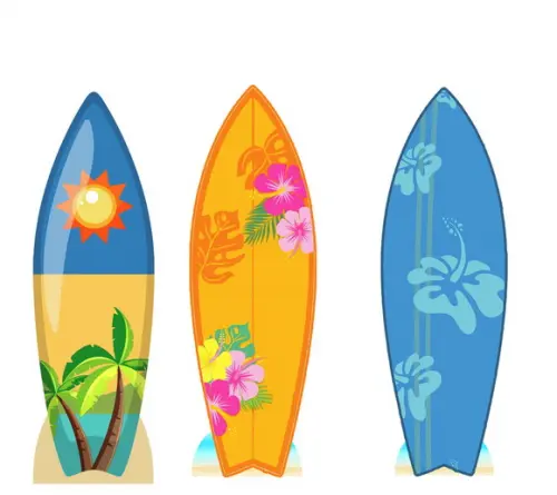 Display 3 Prancha de Surf em mdf , Enfeite e Decoração