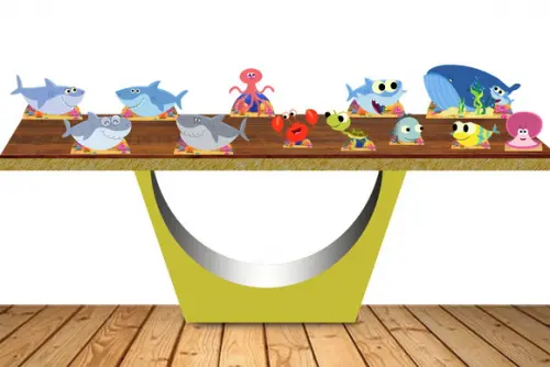 Display baby shark super simple