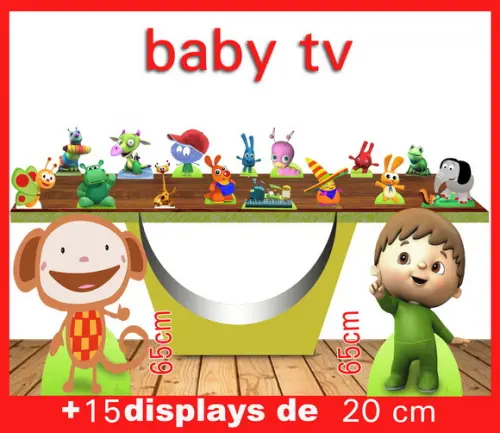 Display Baby Tv Versão, Totem Enfeite De Aniversario