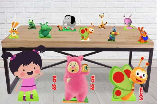 Display Baby Tv Menina , Totem Decorativo
