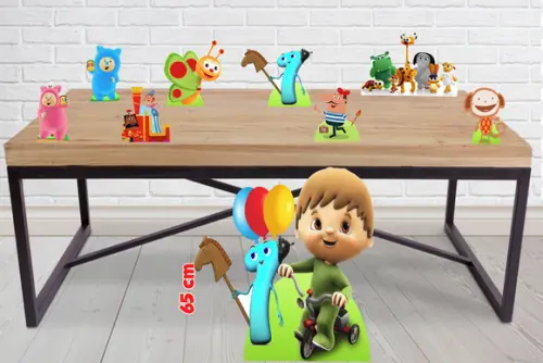 Display baby tv um ano, totem enfeite de aniversario