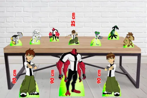 Display Ben 10, Totem Enfeite Decorativo 90 Cm