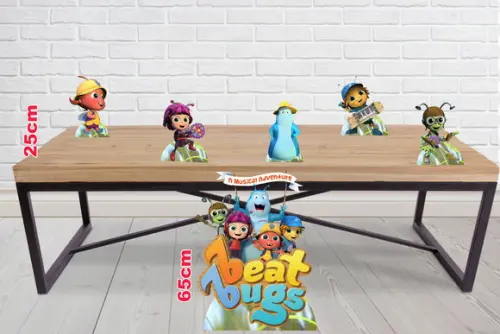 Display Beat Bugs para Decoração de Festa