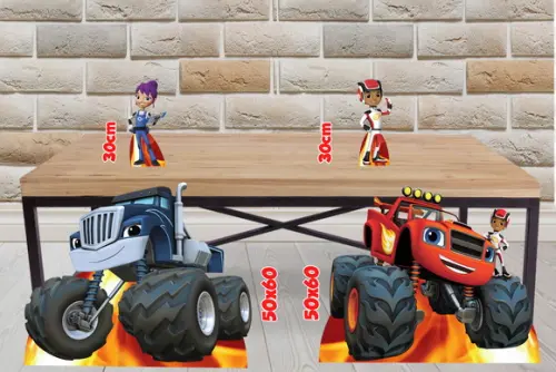 Display Blaze Monster Machine, Para Decoração