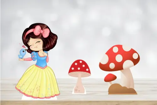 Display Branca de Neve Cut para Decoração