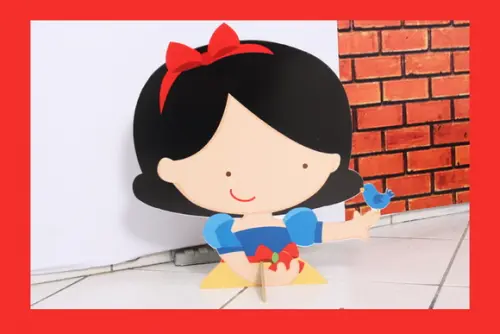 Display Busto Totem Branca De Neve
