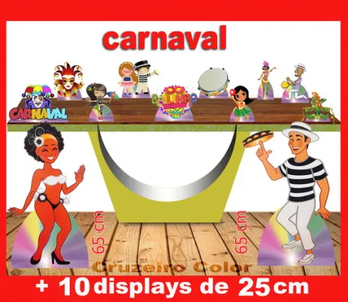 Display Carnaval, Totem Enfeite De Aniversario