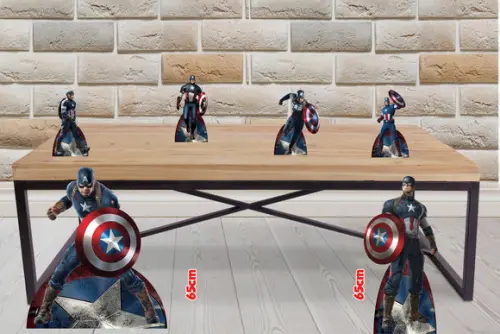 Display Capitão América Para Decoração De Festa Totem