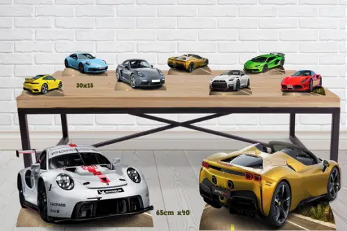 Display Carros de Luxo para Decoração