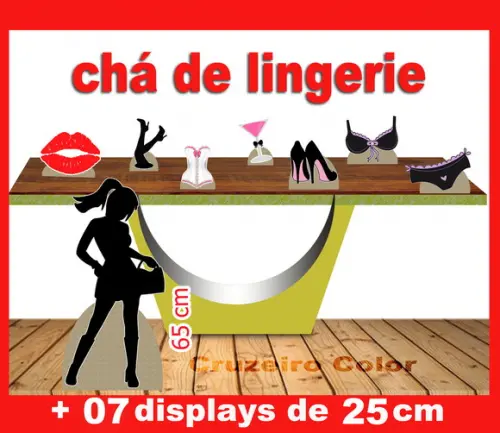 Display Cha De Lingerie, Totem Decorativo Para Festa