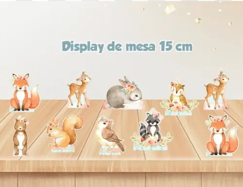 Display de Mesa Bicho no Bosque 15 cm