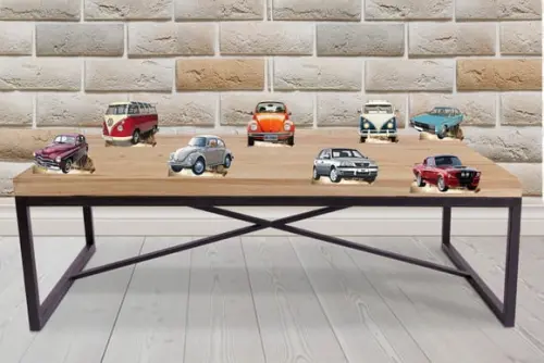 Display De Mesa Carros Antigos Para decoração de Festa