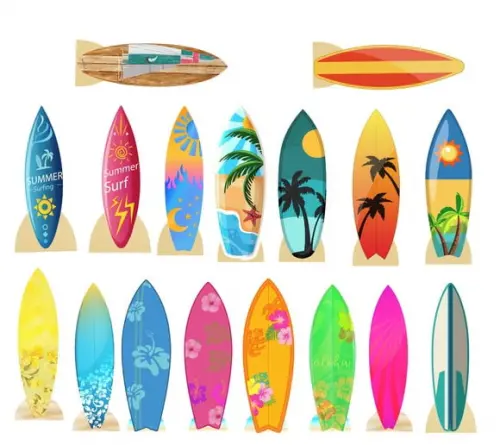 Display de Mesa Prancha de Surf em mdf , Enfeite e Decoração