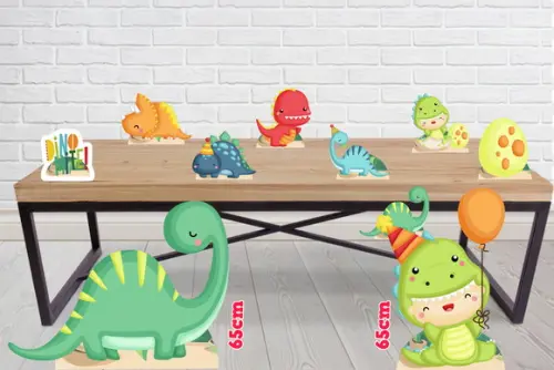 Display Dino-mite para Decoração de Festa