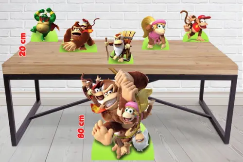 Display Donkey Kong, totem enfeite de aniversario
