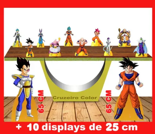 Display Dragon Ball, Totem Enfeite De Aniversario