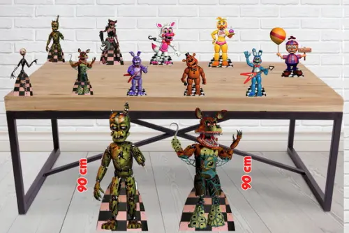 Display Five Night, Totem Enfeite De Aniversario
