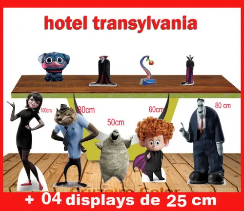 Display Hotel Transilvânia , Totem Enfeite Aniversario