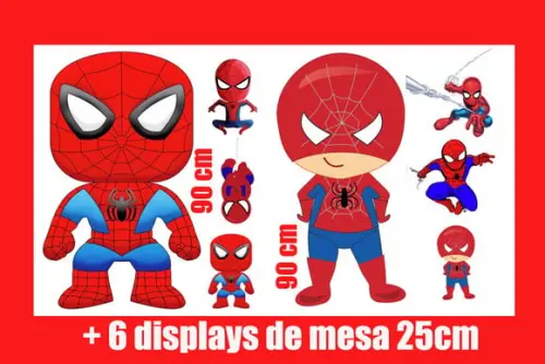 Display Homem Aranha Cut, Totem Enfeite De Aniversario