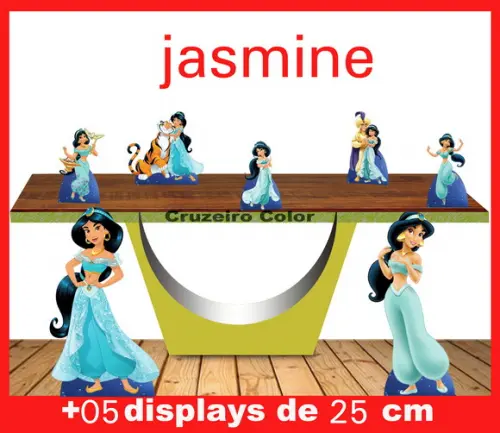 Display Jasmine, Totem Enfeite De Aniversario