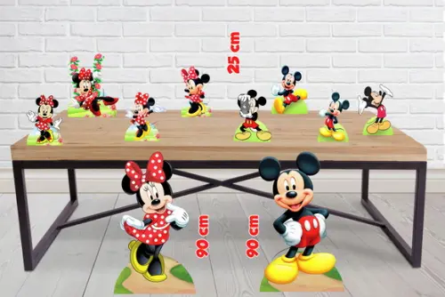 Display Kit Totem Mickey e Minnie 90cm