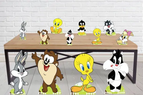 Display Looney Tunes Baby , Totem Enfeite de Aniversario