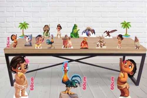 Display Moana Baby, Totem Enfeite De Aniversario