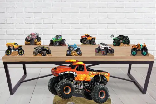 Display Monster Jam, Totem Enfeite de Aniversario