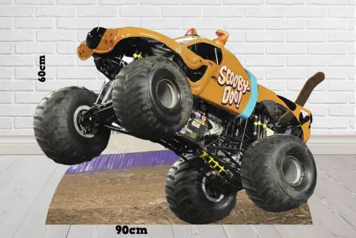 Display Monster Jam Scooby-doo para Decoração