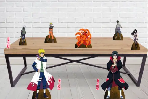 Display Naruto e Totem para Decoração de Festa