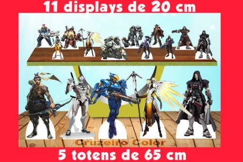Display Overwatch, Totem Enfeite De Aniversario